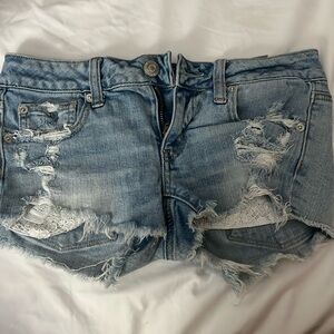 American Eagle Ripped Jeans Shorts for Summer